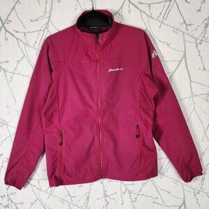 Eddie Bauer First Ascent Pink Full Zip Softshell Jacket